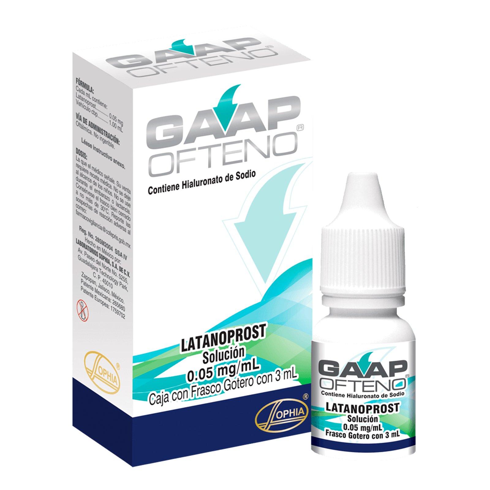 Gaap Ofteno Solución Oftálmica 3 mL | Latanoprost