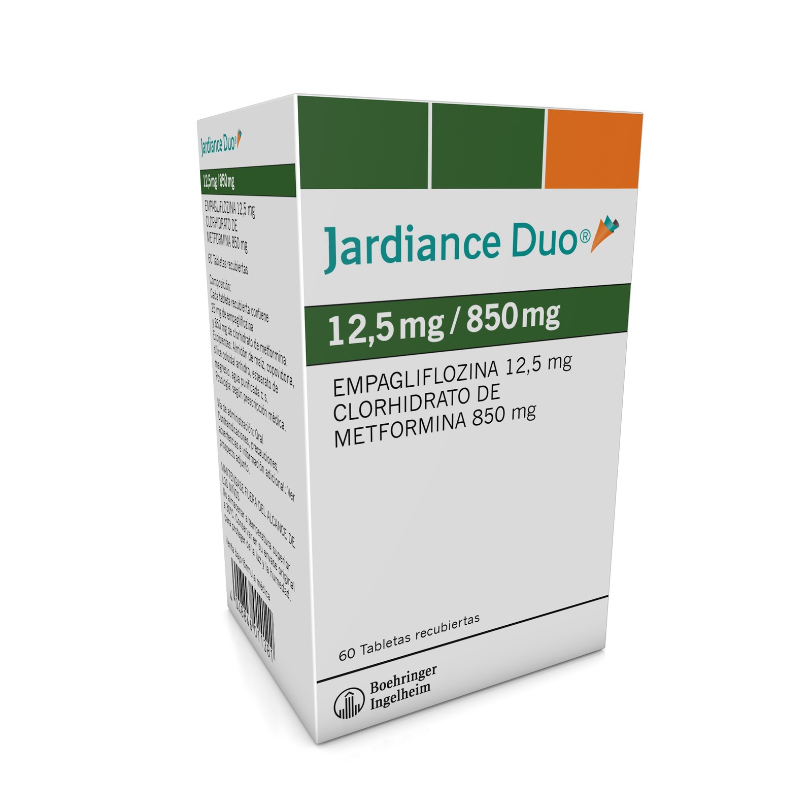 JARDIANCE DUO 12.5/850MG 60 TBS