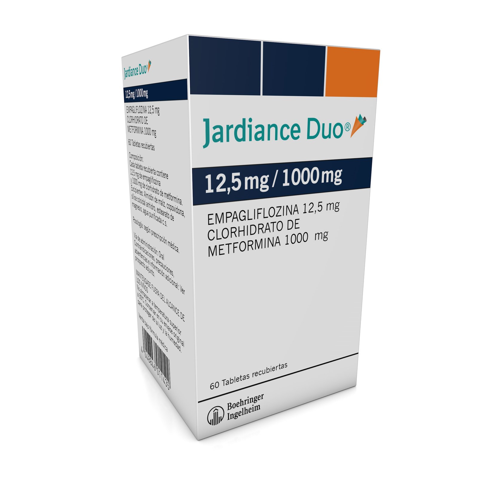 JARDIANCE DUO 12.5/1000MG 60 TBS